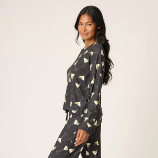 Merry Martini Long-Sleeve Top