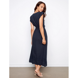 Elastic Waist Ruffle-Sleeve Dress - dolly mama boutique