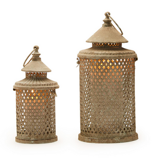 La Luna Rustique Lantern 54144 - dolly mama boutique