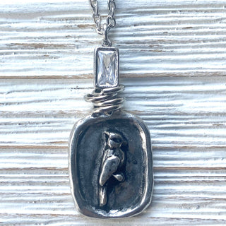 Cardinal Necklace 18" - Silver