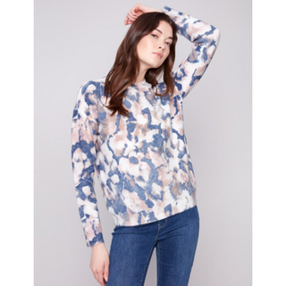Printed Reversible Sweater - dolly mama boutique