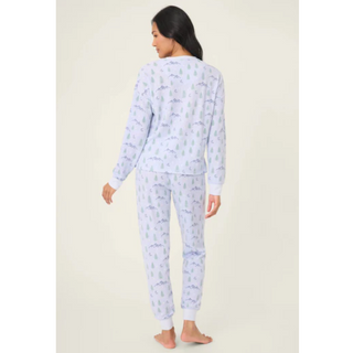 Waffle Knit Ski Jammie Set