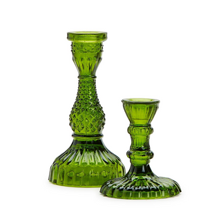 Glass Candlestick - dolly mama boutique