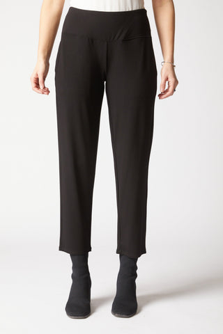 Habitat Travel Knit Straight Pant in Black, front view