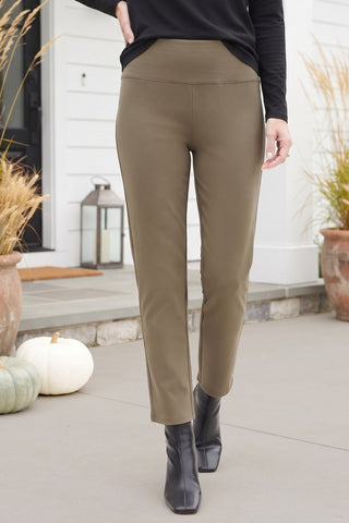 Habitat Travel Knit Straight Pant in Umber