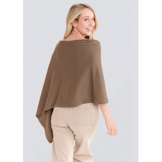 Cotton Cashmere Poncho