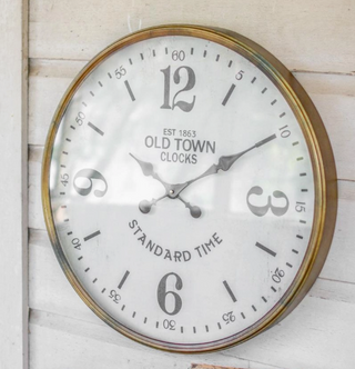 Old Town Station Clock 23.5”