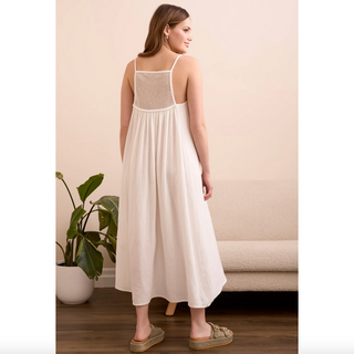 Long Dress with Braid & Shells