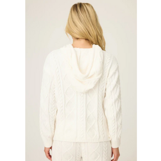 Chenille Cable Hoodie