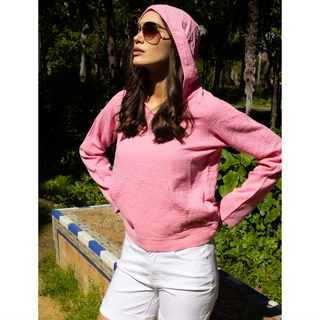 Bubble Cotton Hoodie - dolly mama boutique