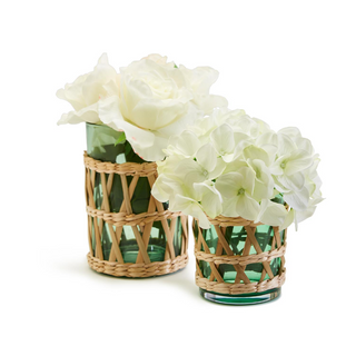 Rattan Cachepots - dolly mama boutique