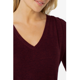 Long Sleeve V-Neck Top