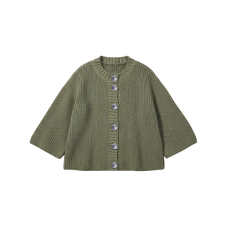 Shannon Passero Kinsley Cardigan in Burnt Olive