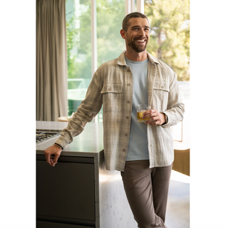 Flap-Pocket Long-Sleeve Shirt