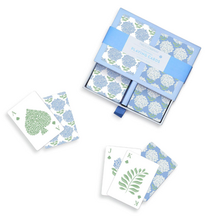 Hydrangea Playing Cards Set - dolly mama boutique