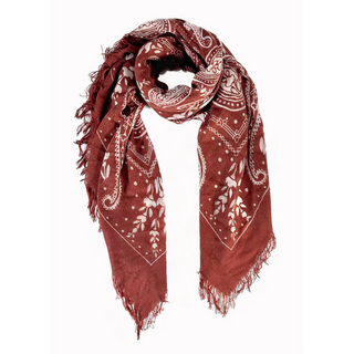 Cashmere Paisley Scarf - dolly mama boutique