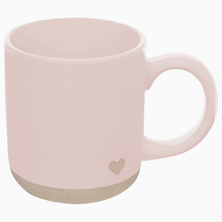 Stoneware Heart Mugs