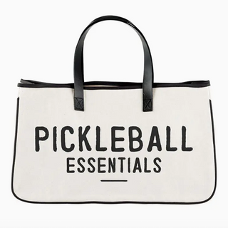 “Pickleball Essentials” Canvas Tote - dolly mama boutique