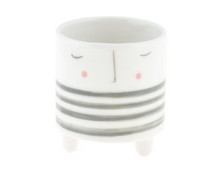 Expressions Gray Vase  KA-1030 - dolly mama boutique