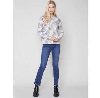 Crew-Neck Reversible Sweater C2268X