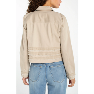 Trucker Jacket with Trim - dolly mama boutique