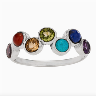 Rainbow Chakra Ring - dolly mama boutique