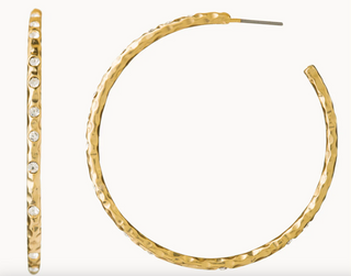 Fizz Crystal Hoop Earrings - dolly mama boutique