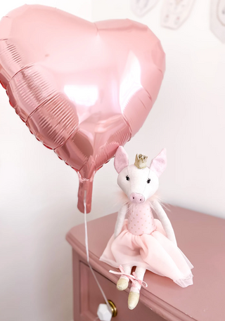 Ballerina Doll Penelope Pig LD1003 - dolly mama boutique