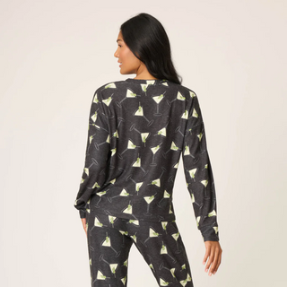 Merry Martini Long-Sleeve Top