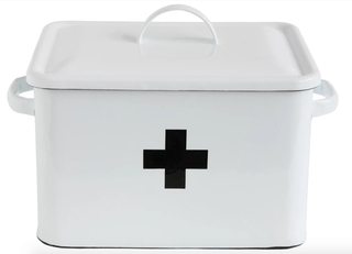 Enamel First Aid Tin - dolly mama boutique