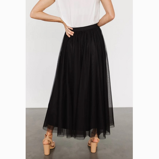 Ethereal Pleated Tulle Skirt