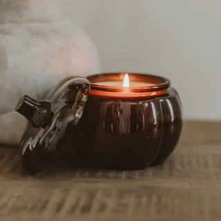 Hello Fall Pumpkin Jar Candle - dolly mama boutique