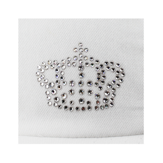 Rachel Cap with Crystal Crown - dolly mama boutique