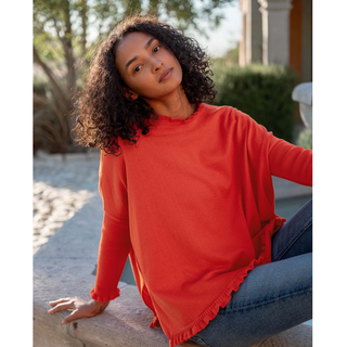 Catalina Ruffle Sweater