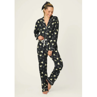 Flannel Pajama & Headband Set - dolly mama boutique