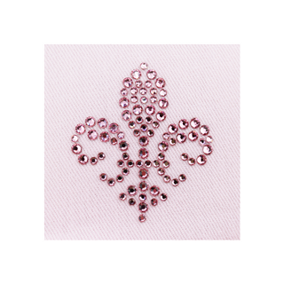 Rachel Cap with Crystal Fleur De Lis