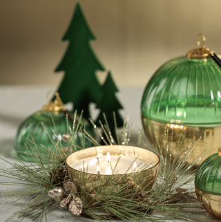 Glitter Needle Pine Tree Ring - dolly mama boutique