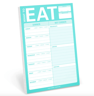 What to Eat Notepad with Magnet
