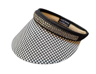 Audrey Crystal Visor - dolly mama boutique