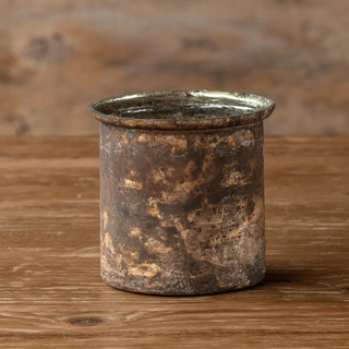 Antique Copper Candle Pot