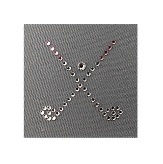 Bridgitte Visor with Crystal Crossed Clubs and Golf Ball - dolly mama boutique