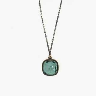 Square Crystal Necklace - dolly mama boutique