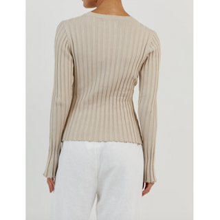 Fitted Rib-Knit Top