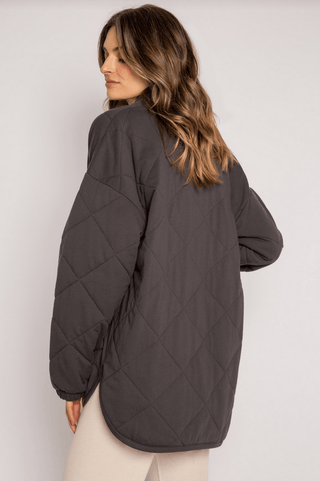 Quilted Open Jacket - dolly mama boutique