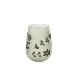 Rosalie Etched Vase - Small - dolly mama boutique