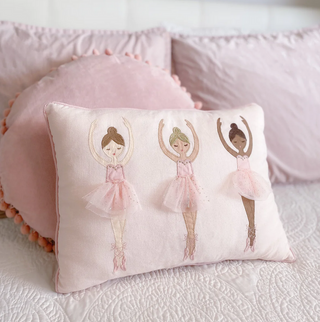 Ballerina Lumbar Pillow - dolly mama boutique