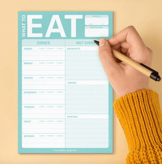 What to Eat Notepad with Magnet - dolly mama boutique