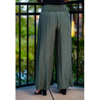 Mercedes Silk Pant - dolly mama boutique