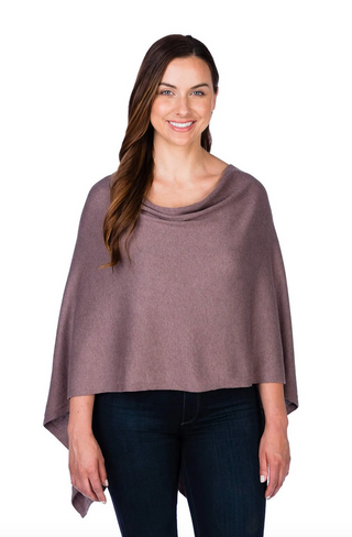 Cotton Cashmere Poncho