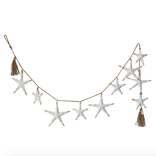 Paper Mache Star Garland - dolly mama boutique